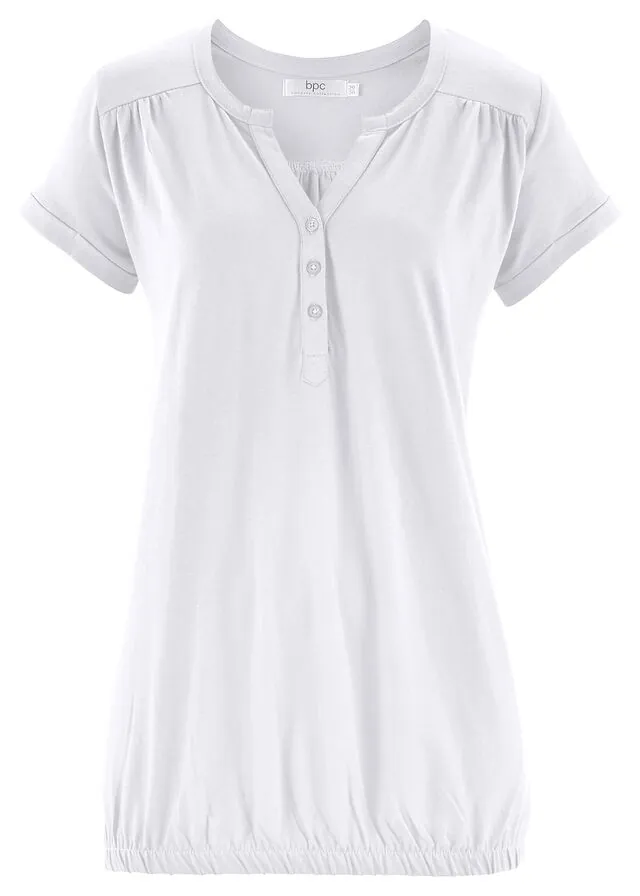 Camiseta de algodón con manga corta