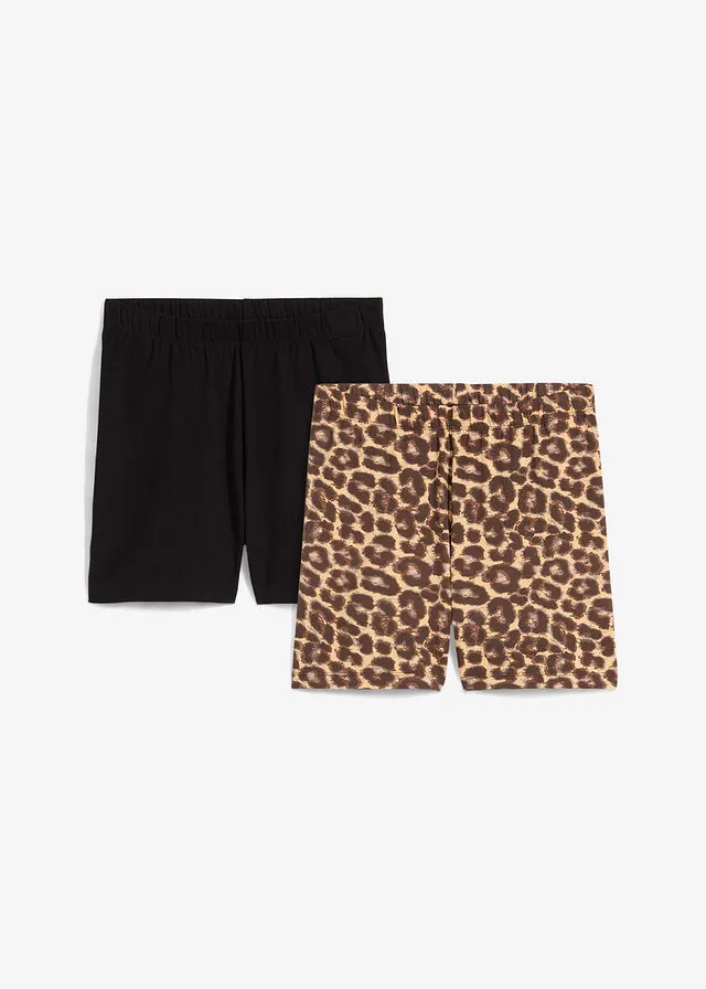 Pantalón de ciclismo de mezcla de algodón elástico (2 unidades)