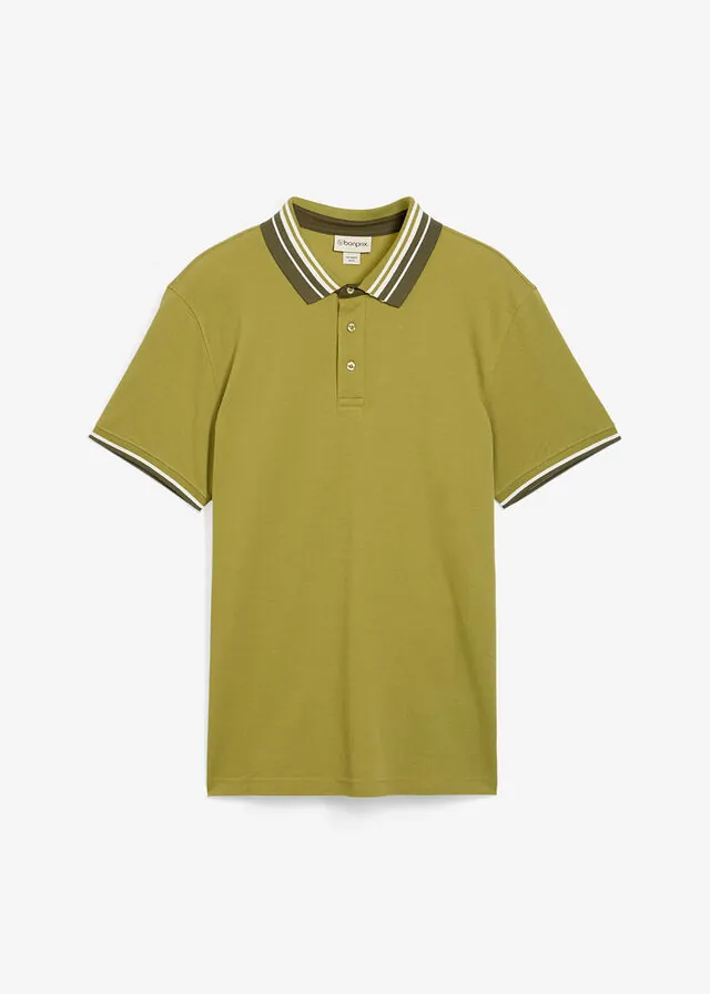 Polo de piqué de algodón orgánico puro