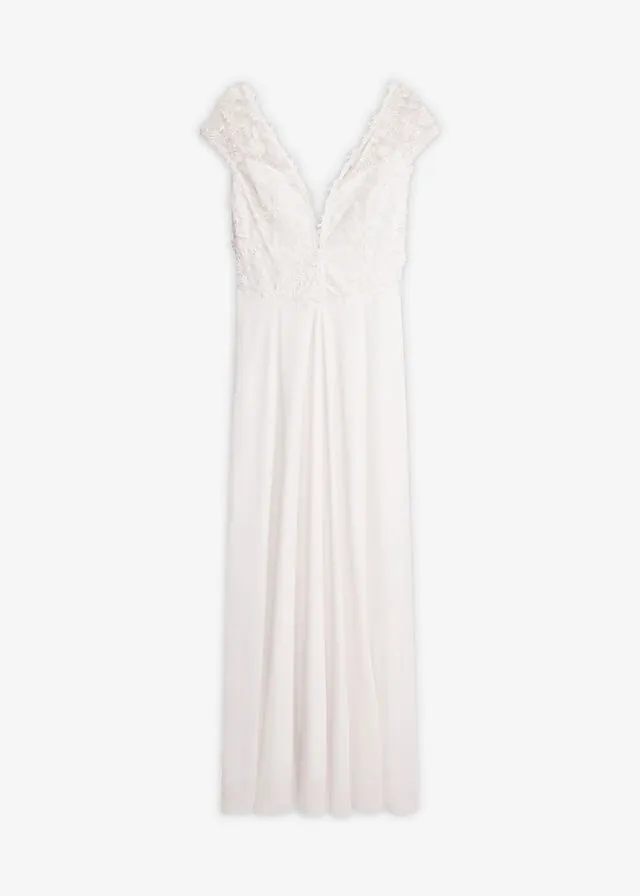 Vestido de novia con encaje