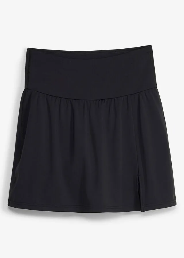 Falda deportiva con material de secado rápido y pantalón de ciclismo integrado