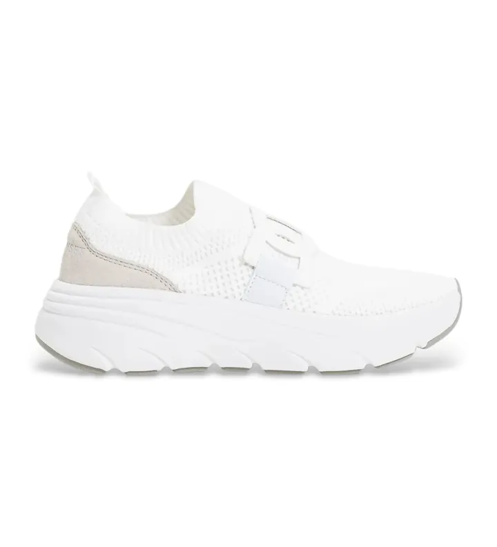 Twinset para mujer. 251TCP02G Zapatillas Slip On blanco (41), Piel, 5 a 8cm, Cordones, Casual