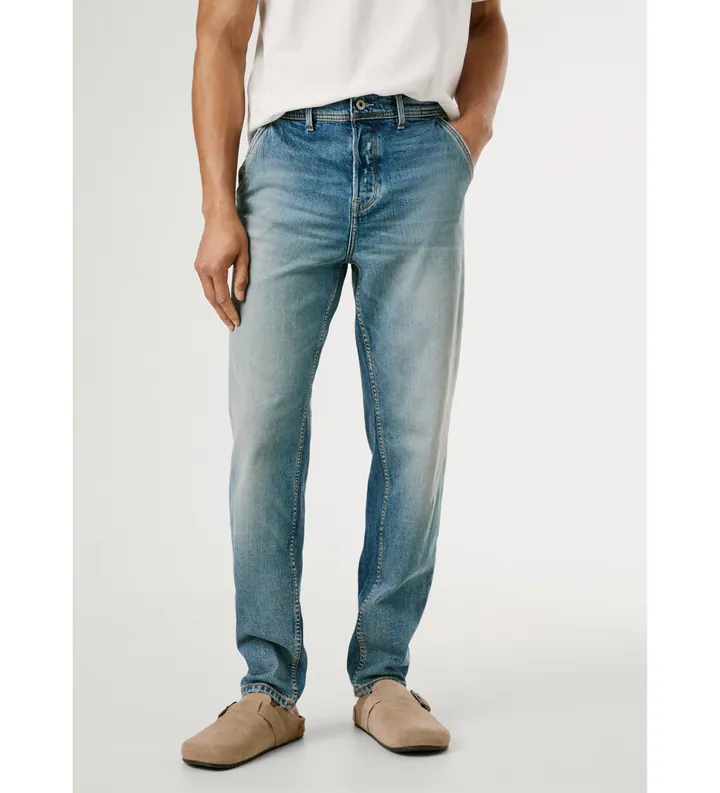 Pepe Jeans para hombre. PM208403 Jeans Slim Hatch azul (28/30), Casual, Algodón, Denim