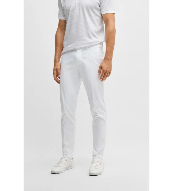 BOSS para hombre. 50495488 Pantalón Phoenix blanco (54), Casual, Poliéster