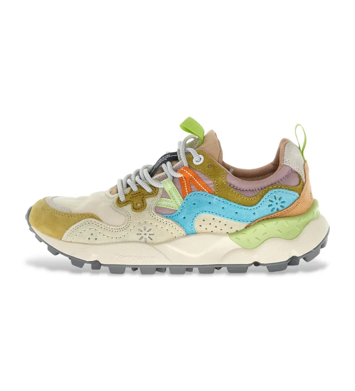 Flower Mountain para mujer. 2017817 Zapatillas Yamano 3 multicolor (36), Plano, Cordones, Casual, Deportivo