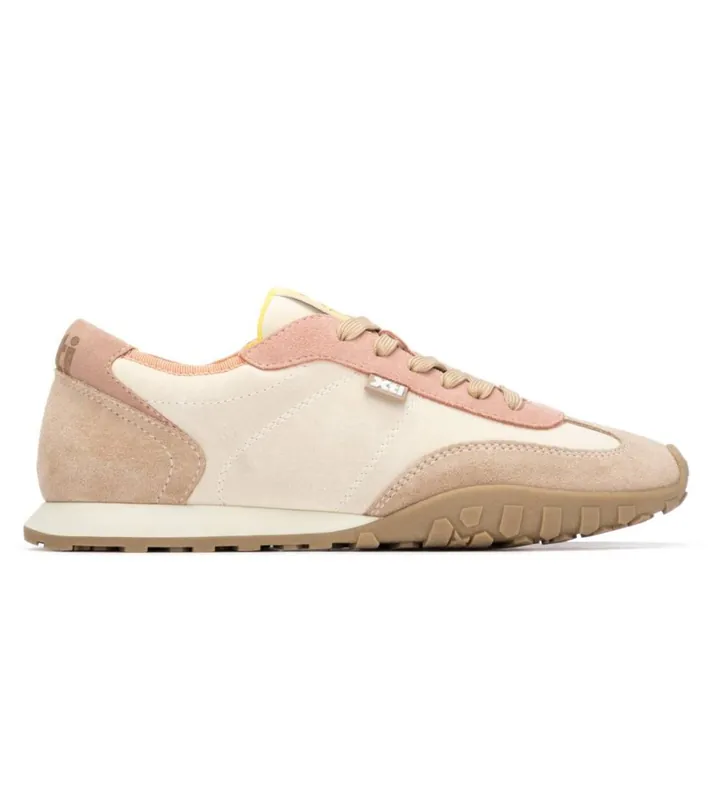 Xti para mujer. 14521304-BEIGE Zapatillas 145213 beige (35), Tela, Plano, Cordones, Casual