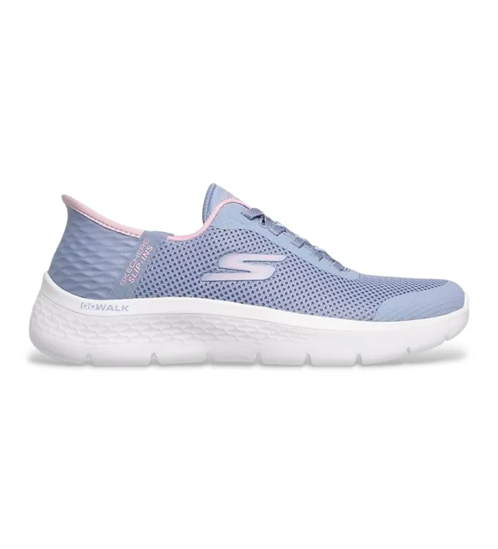 Skechers para mujer. 124836 Zapatillas Slip-ins Go Walk Flex Grand Entry azul (36), Plano, Cordones, Casual, Multideporte