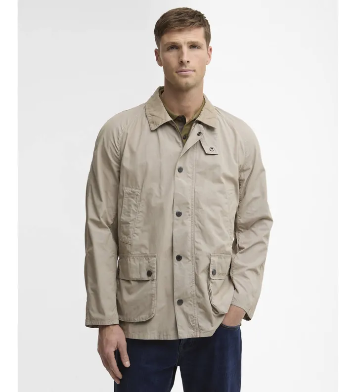 Barbour para hombre. MCA0792 Chaqueta Ashby marrón (XL), Casual, Algodón