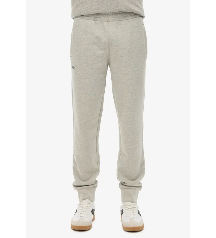 Superdry para hombre. M7011323A Pantalón Jogger Essential gris (L), Casual, Algodón