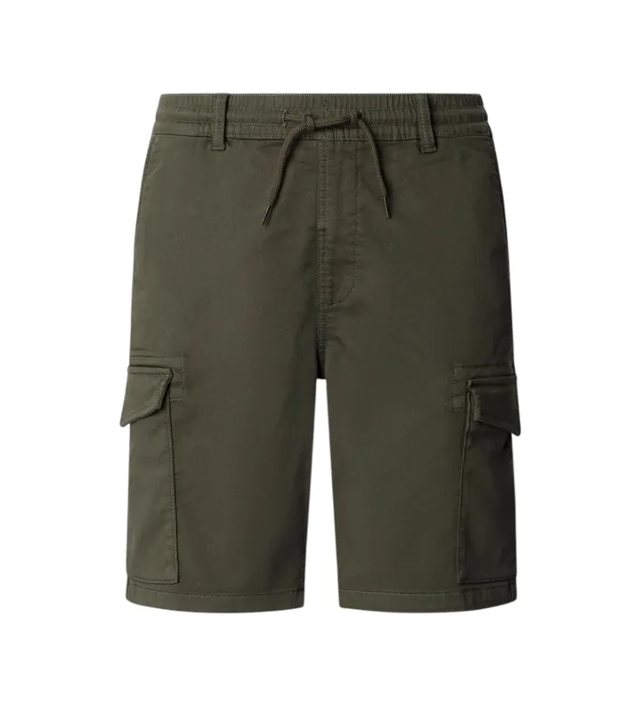 Pepe Jeans para hombre. PM8000036 Shorts Gymdigo Cargo verde (28), Casual, Algodón