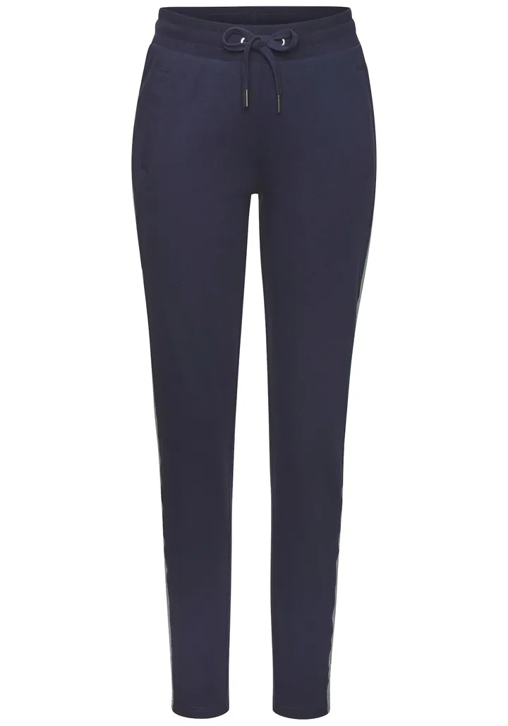 H.I.S Pantalón navy / blanco