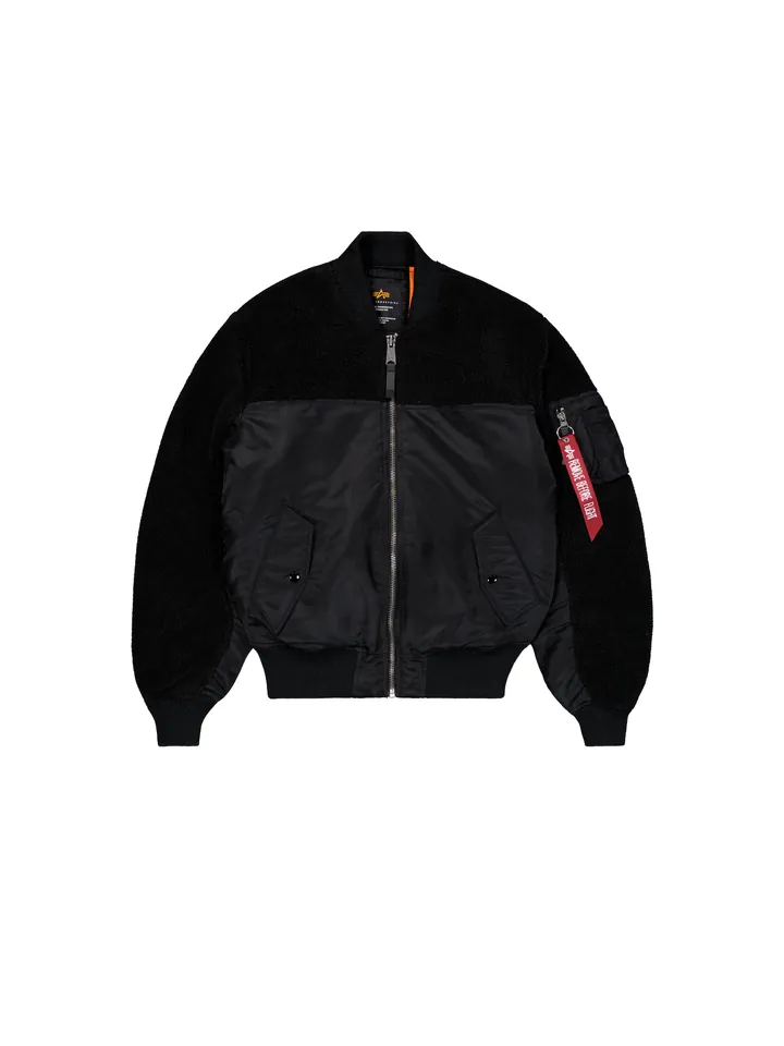 ALPHA INDUSTRIES Chaqueta de entretiempo  naranja / negro / blanco