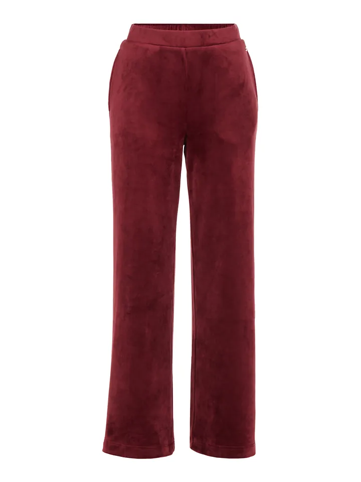 JOOP! Pantalón deportivo ' Velvet ' rojo oscuro