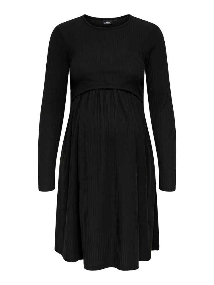Only Maternity Vestido 'OLMMALAYA'  negro