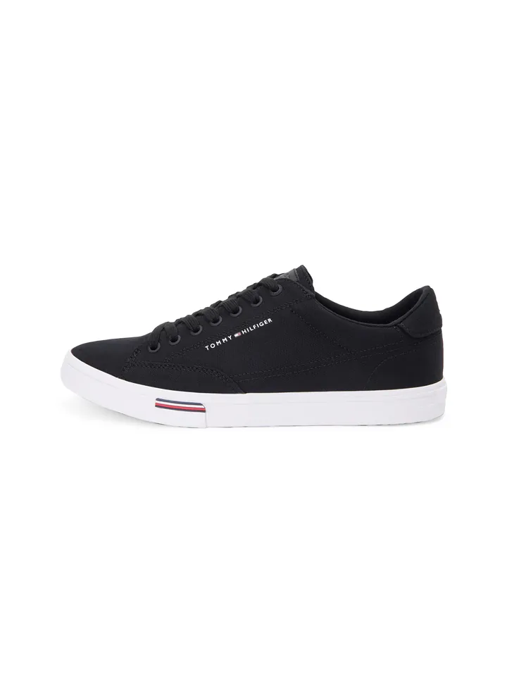 TOMMY HILFIGER Zapatillas deportivas bajas negro / blanco
