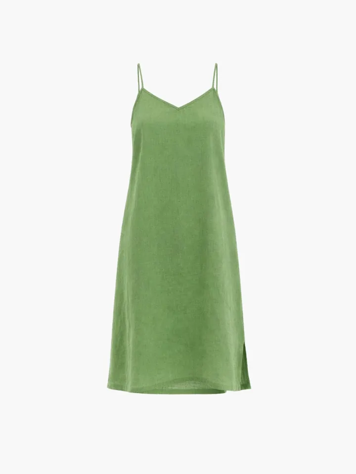 AmourLinen Vestido 'Zoe' verde
