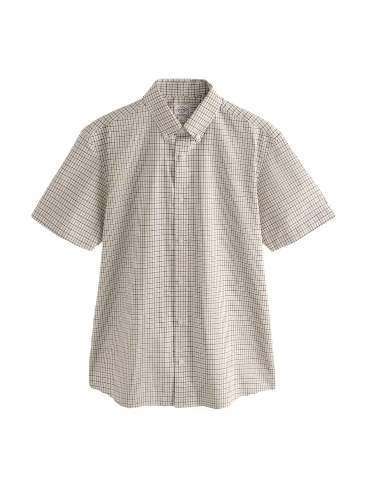 Next Camisa beige / camelo / oliva