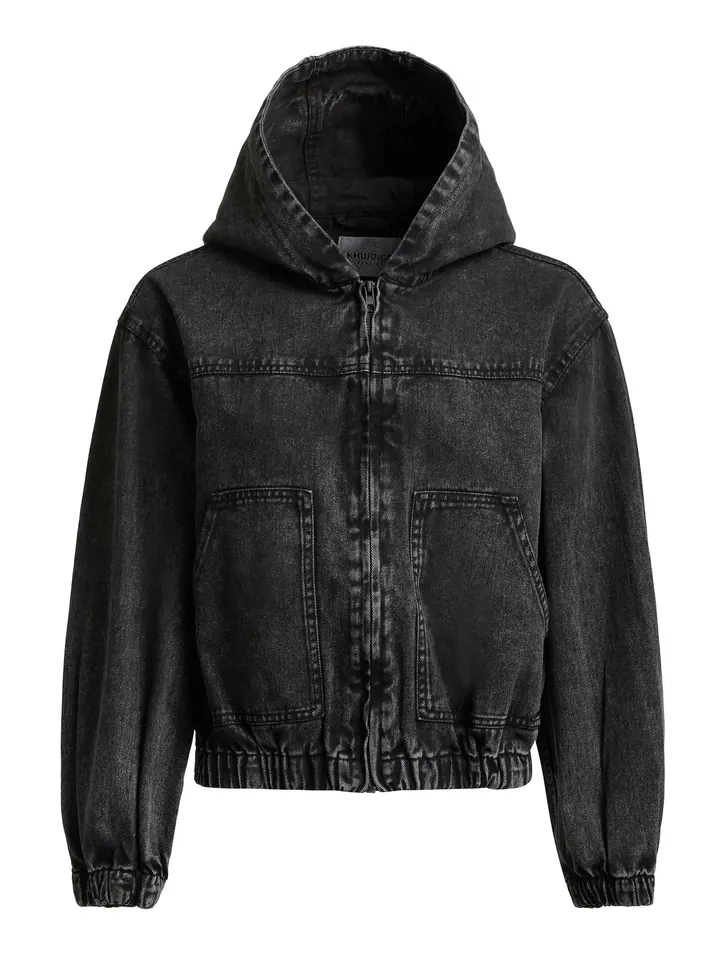 khujo Chaqueta de entretiempo 'Gretel' negro denim