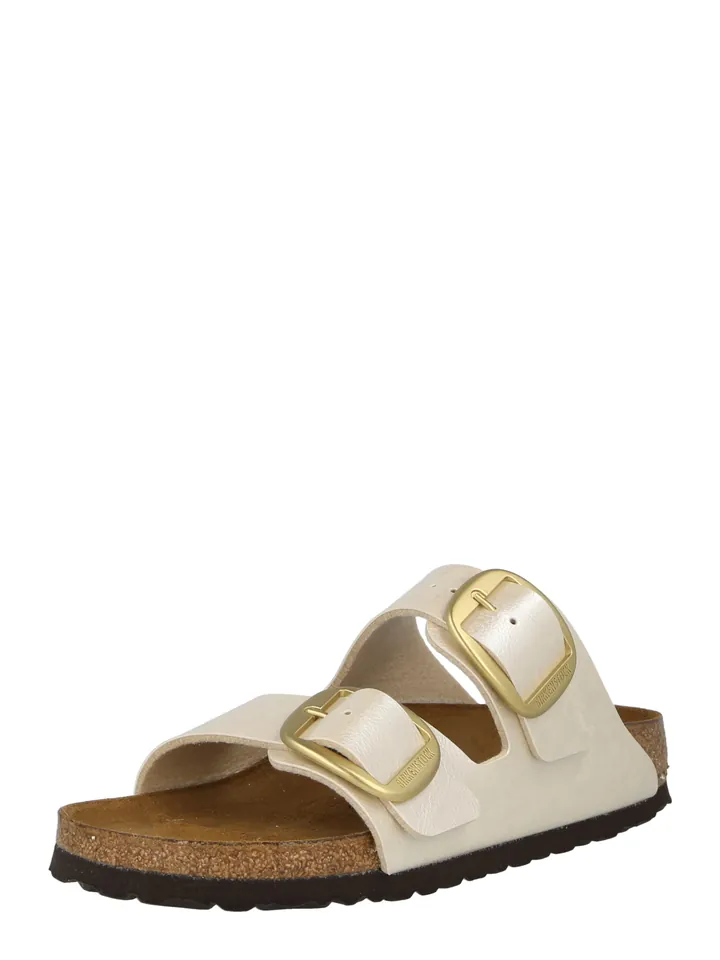 BIRKENSTOCK Zapatos abiertos 'Arizona'  oro / blanco perla