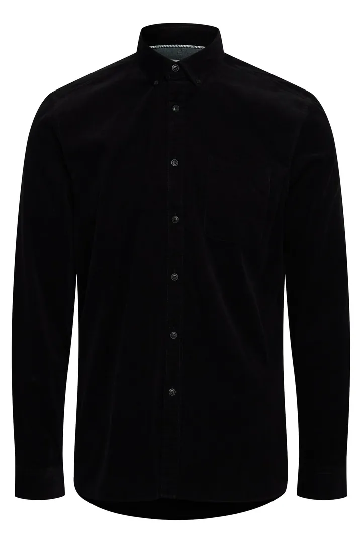 !Solid Camisa 'JUAN'  negro