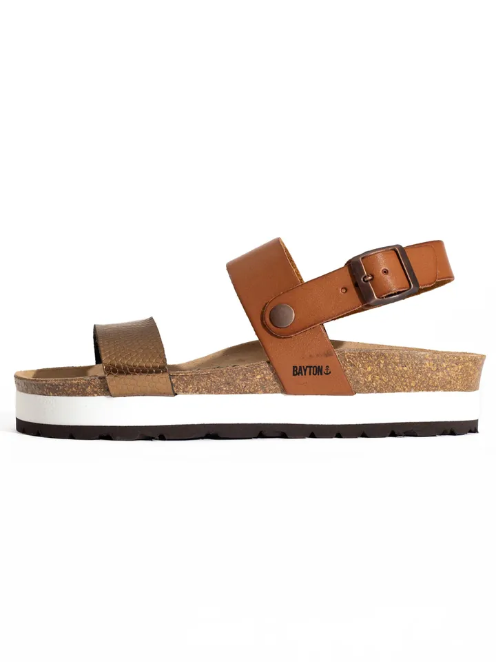 Bayton Sandalias 'Gladstone'  marrón / negro