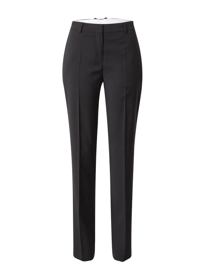 BOSS Pantalón de pinzas 'Tameah' negro