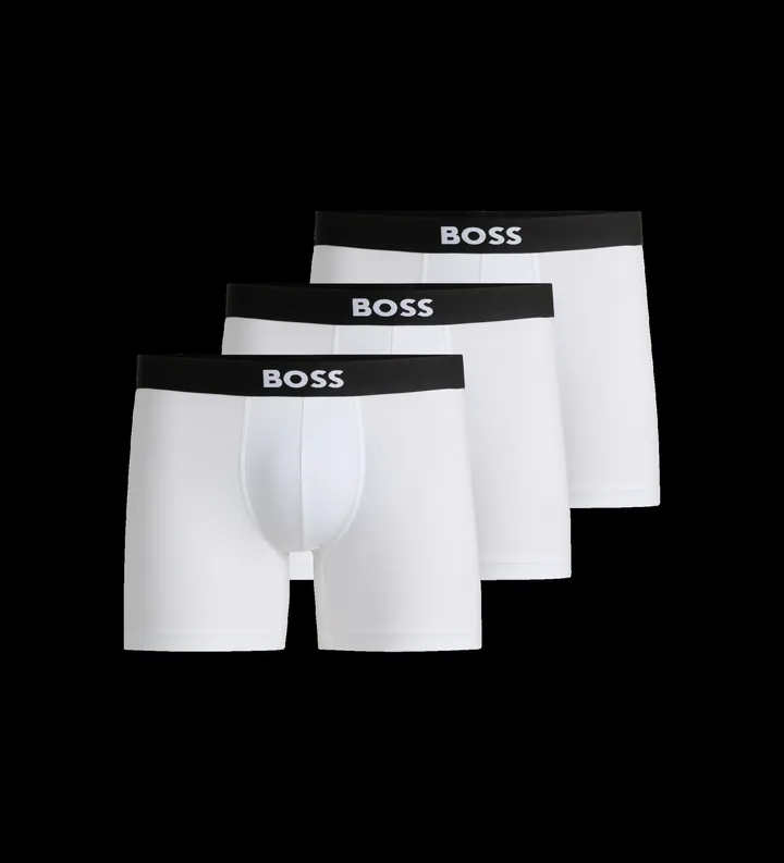 BOSS para hombre. 50544272 Set 3 Bóxers One blanco (L), Homewear, Algodón