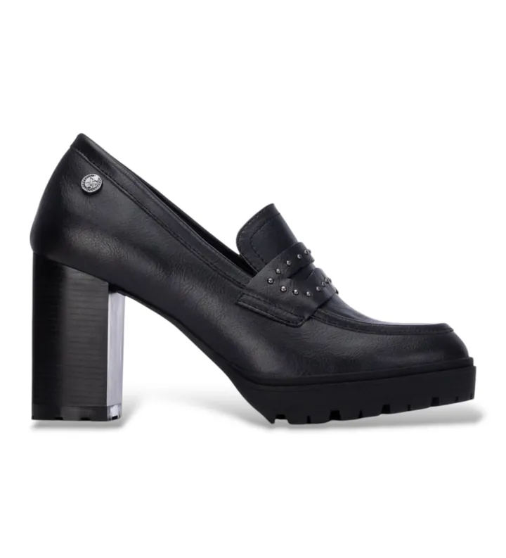 Xti para mujer. 14609103-NEGRO Mocasines 146091 negro (35), 8 a 10cm, Ninguno, Casual, Clásico