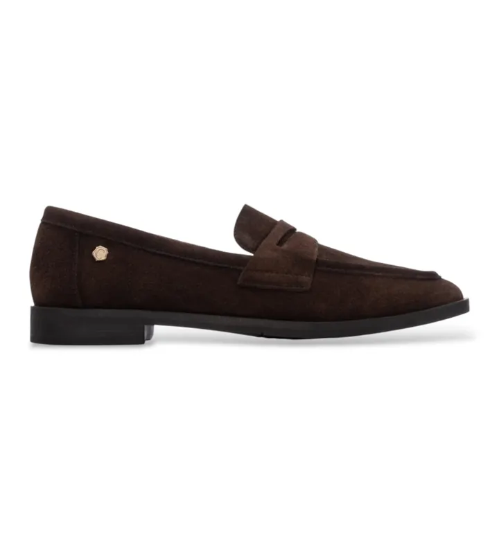 Carmela para mujer. 16429001-MARRON Mocasines de Piel 164290 marrón (36), 1 a 3cm, Serraje, Ninguno, Casual, Clásico