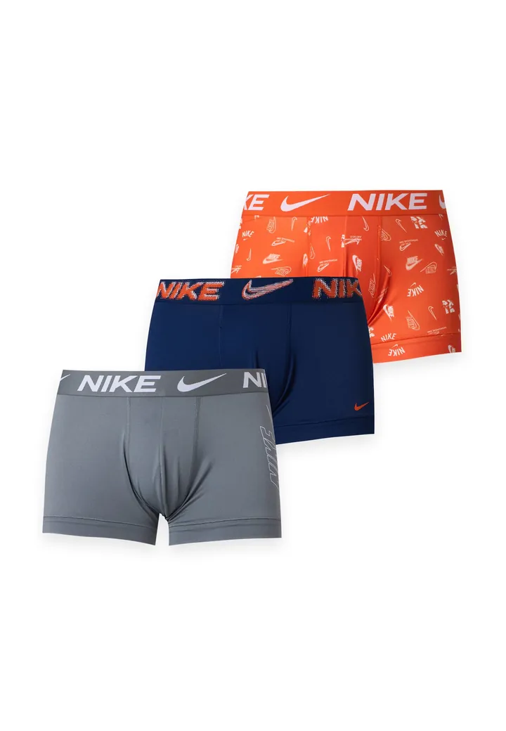 NIKE Underwear Calzoncillo boxer 'ESSENTIAL' navy / gris / naranja / blanco