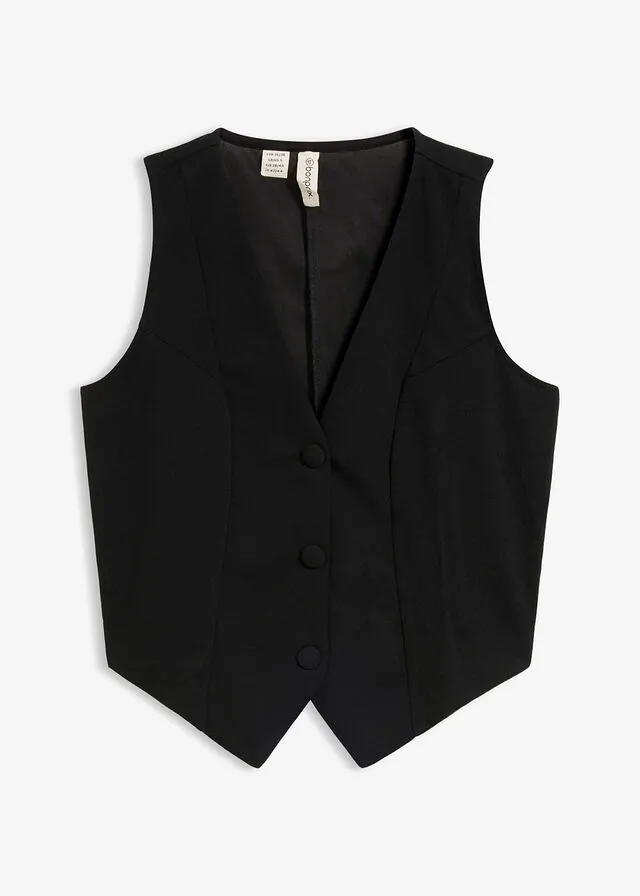 Chaleco de traje de tejido interlock resistente