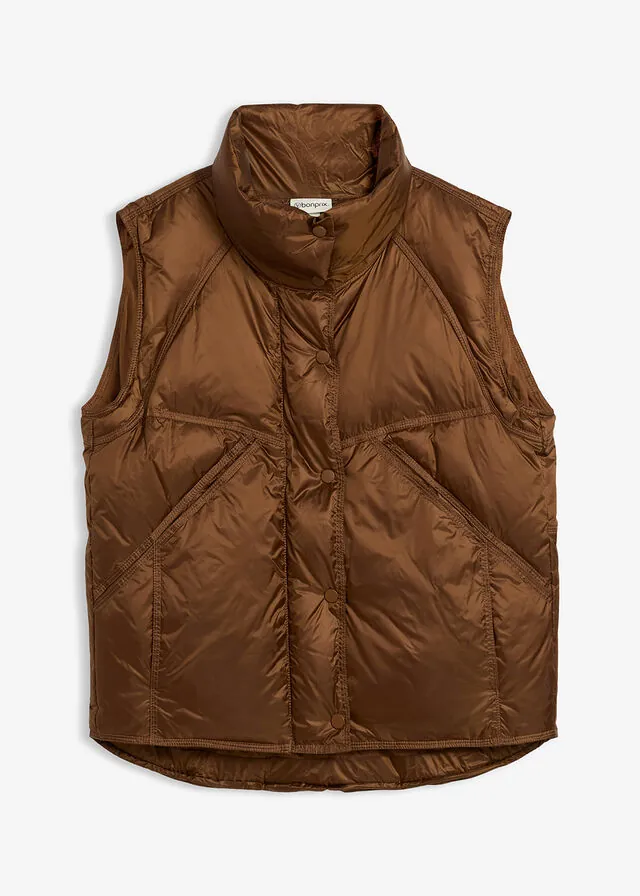 Chaleco acolchado con plumón reciclado