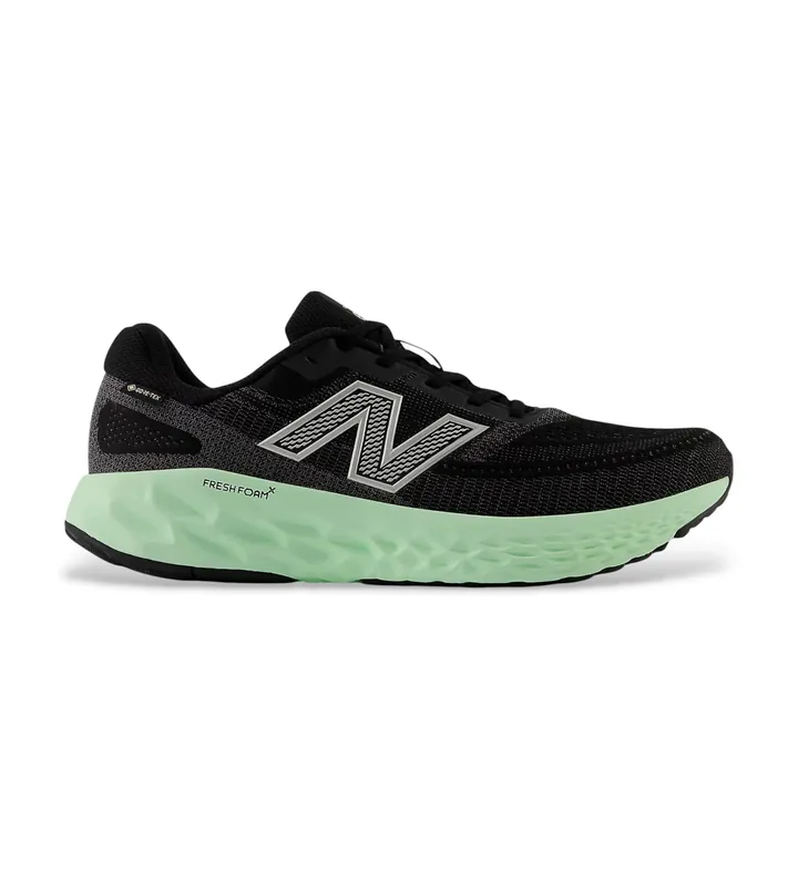 New Balance para hombre. MEVOZGV4 Zapatillas Fresh Foam X EVOZ v4 Gore Tex negro (41.5), Plano, 1 a 3cm, Cordones, Casual, Deportivo, Runnin