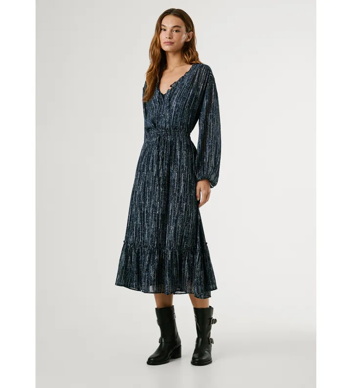 Pepe Jeans para mujer. PL9011882 Falda Michelle marino (L), Casual, Viscosa