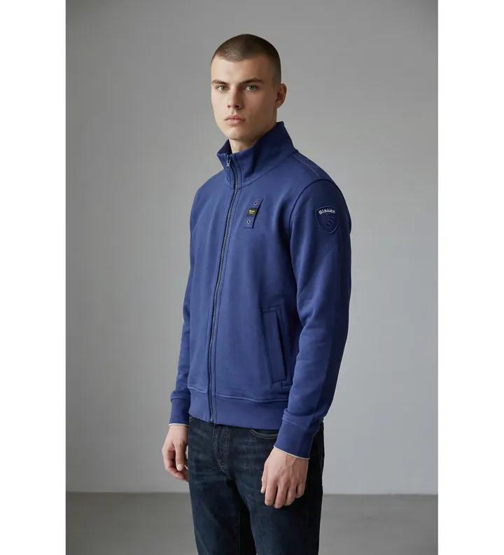 Blauer para hombre. 26SBLUF01239 Sudadera City New azul (M), Casual, Algodón