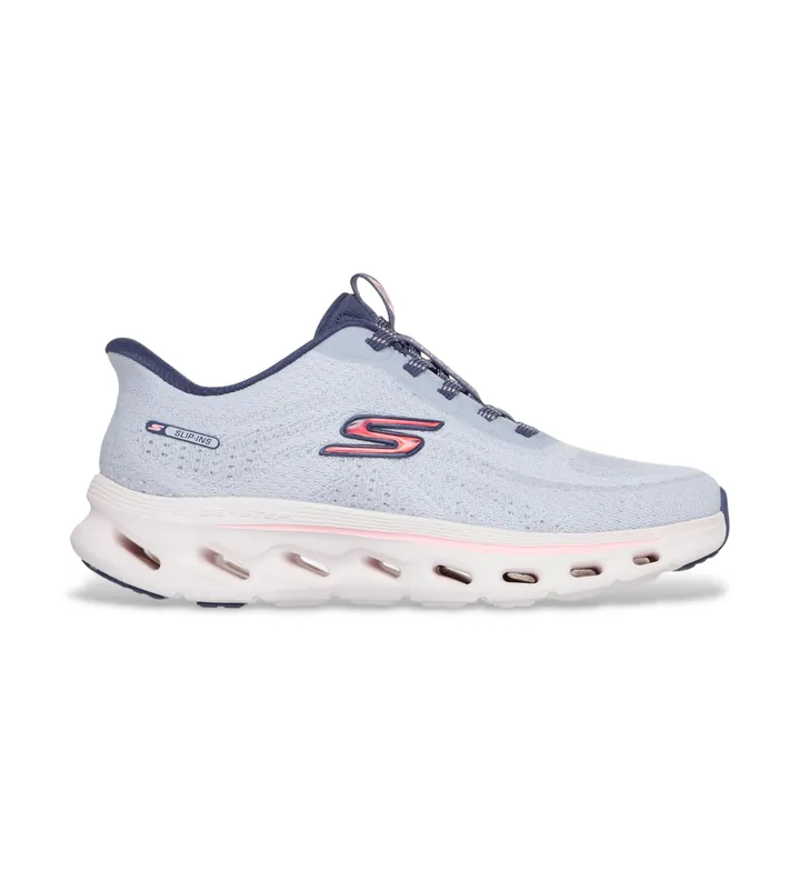 Skechers para mujer. 125144 Zapatillas Slip-ins Go Walk Glide Step 2.0 Maria azul (36), 3 a 5cm, Cordones, Casual, Running, Multideporte