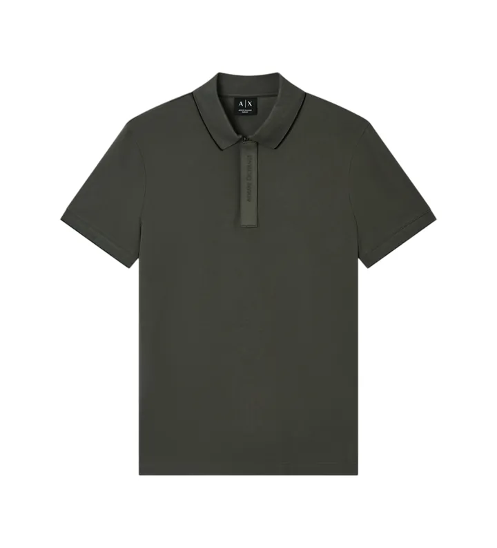 A|X Armani Exchange para hombre. XM001285AF10366M8317 Polo Shirt Chimera azul (L), Casual, Algodón, Manga corta