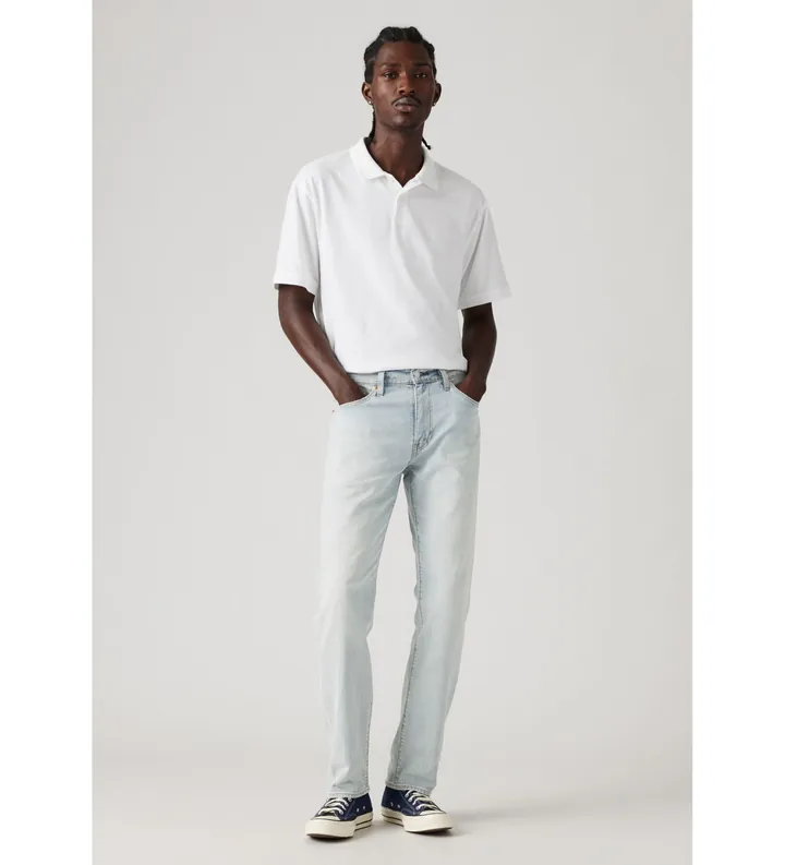 Levi's para hombre. 29507-1638 Jeans 502 Taper Lightweight azul (34/32), Casual, Algodón, Denim