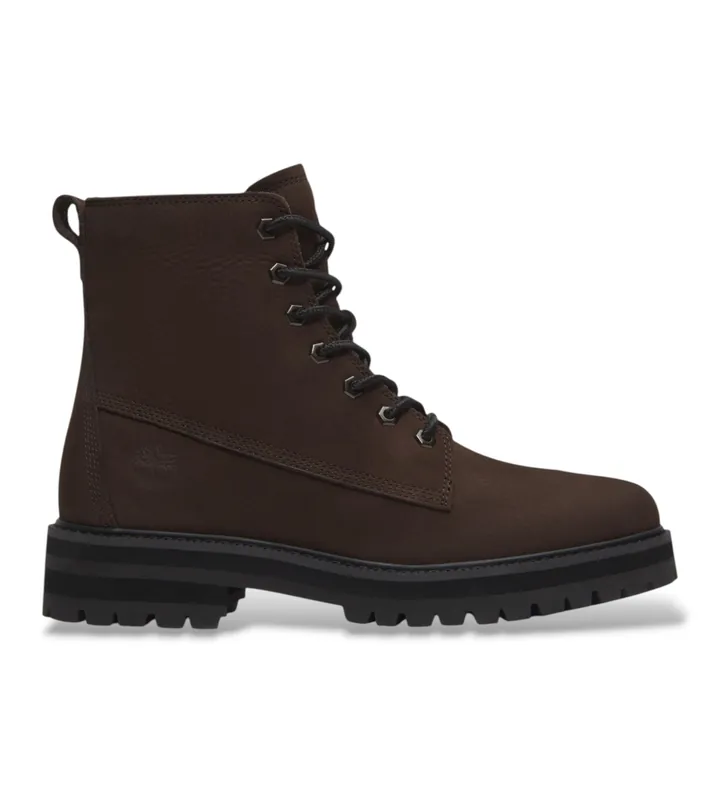 Timberland para hombre. TB0A41CGW071 Botas de piel Britton Drive marrón (40), Plano, Nobuck, Cordones, Casual
