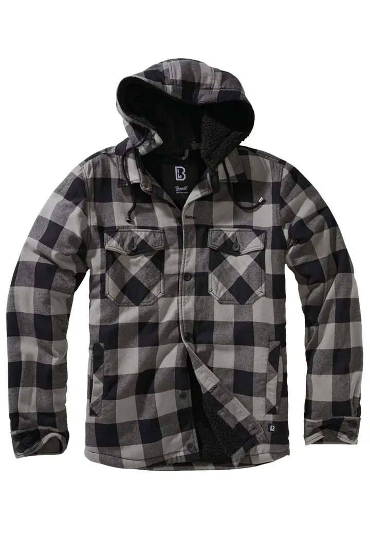 Brandit Chaqueta de entretiempo gris / gris moteado / negro