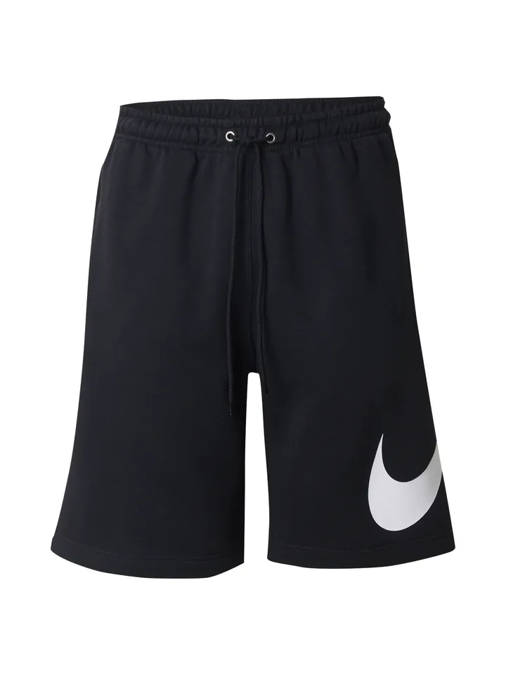 Nike Sportswear Pantalón 'Club' negro / blanco