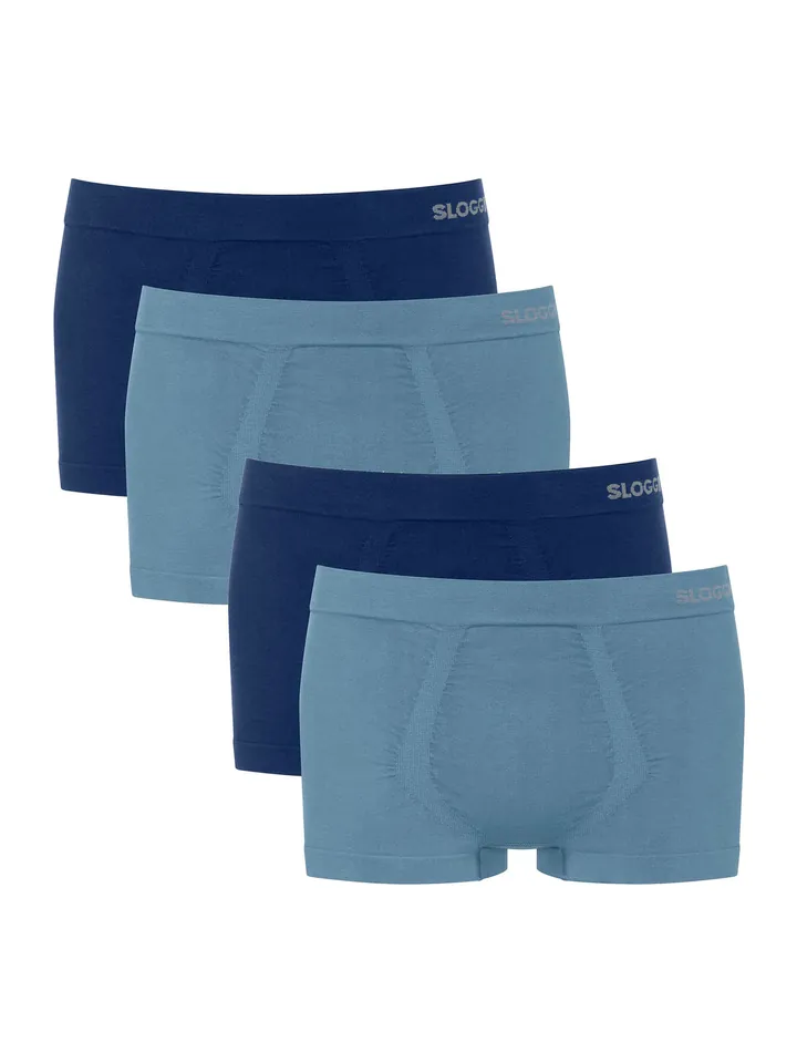 SLOGGI Calzoncillo boxer 'GO Smooth'  azul cobalto / azul oscuro