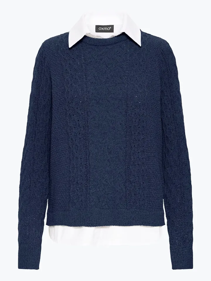 Oxmo Jersey ' OXFSANVI PU 1 '  azul oscuro