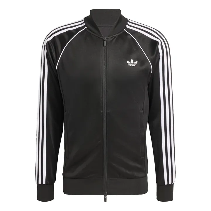ADIDAS ORIGINALS Sudadera con cremallera 'SST' negro / blanco