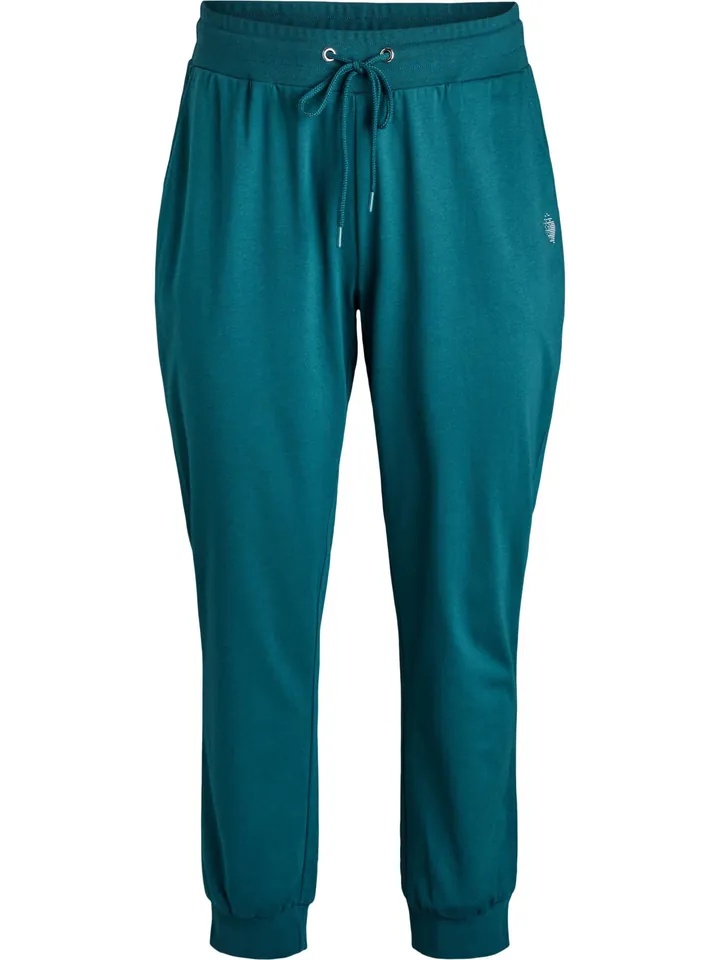 Active by Zizzi Pantalón 'ABASIC' esmeralda