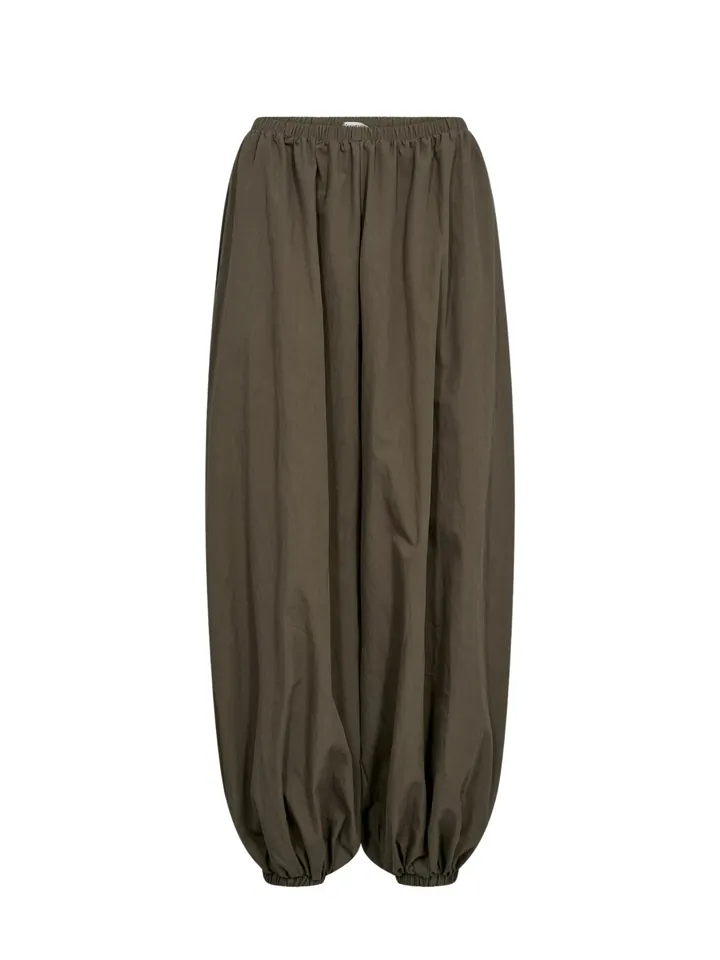 co'couture Pantalón bombacho 'Acasia' verde oscuro