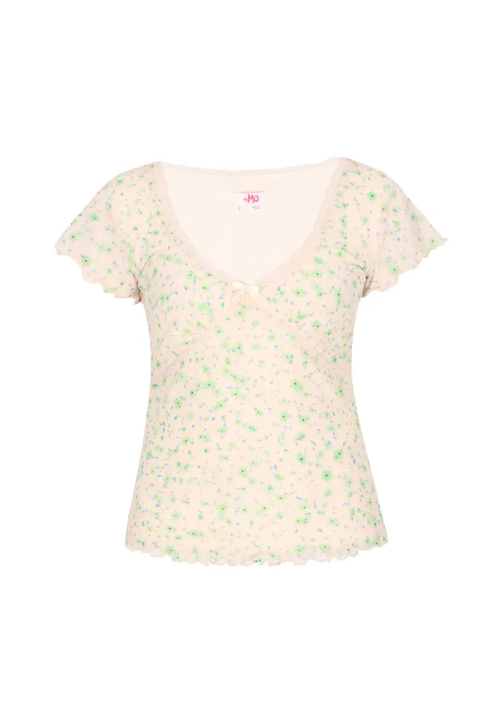 MYMO Camiseta arena / verde