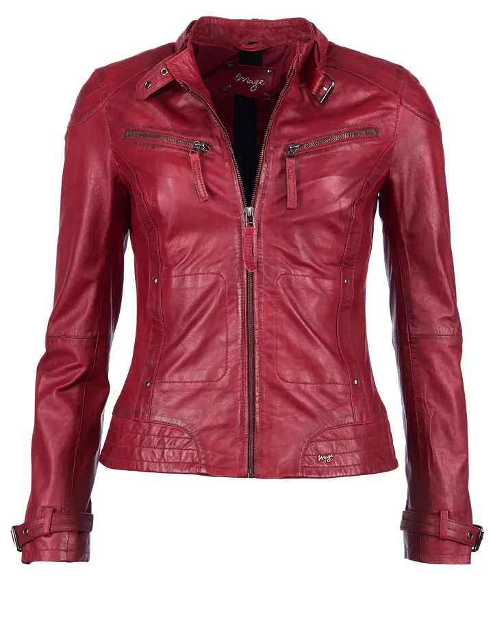 Maze Chaqueta de entretiempo 'Ryana' rojo cereza