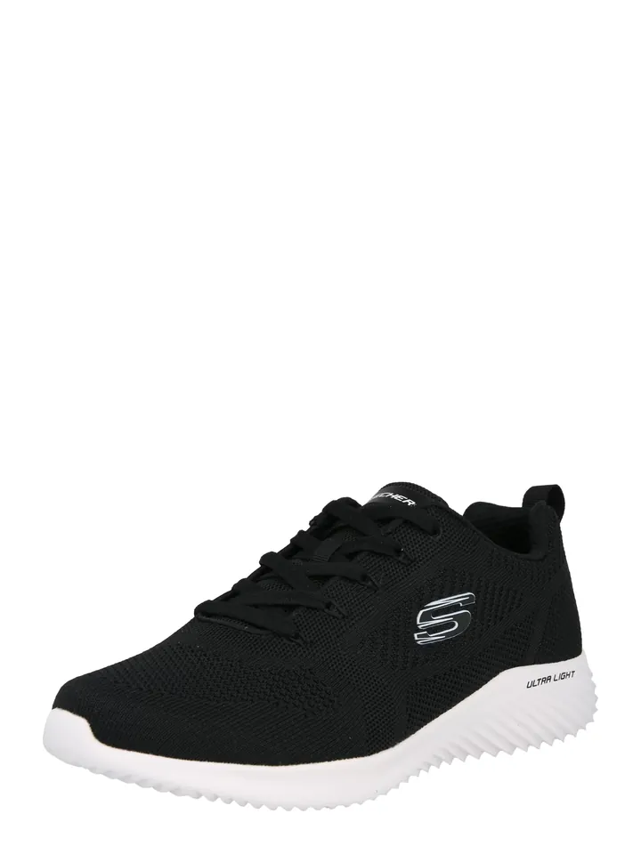 SKECHERS Zapatillas deportivas bajas 'BOUNDER-RINSTET'  negro / blanco