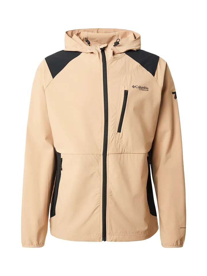 COLUMBIA Chaqueta de montaña 'Triple Canyon' capuchino / negro